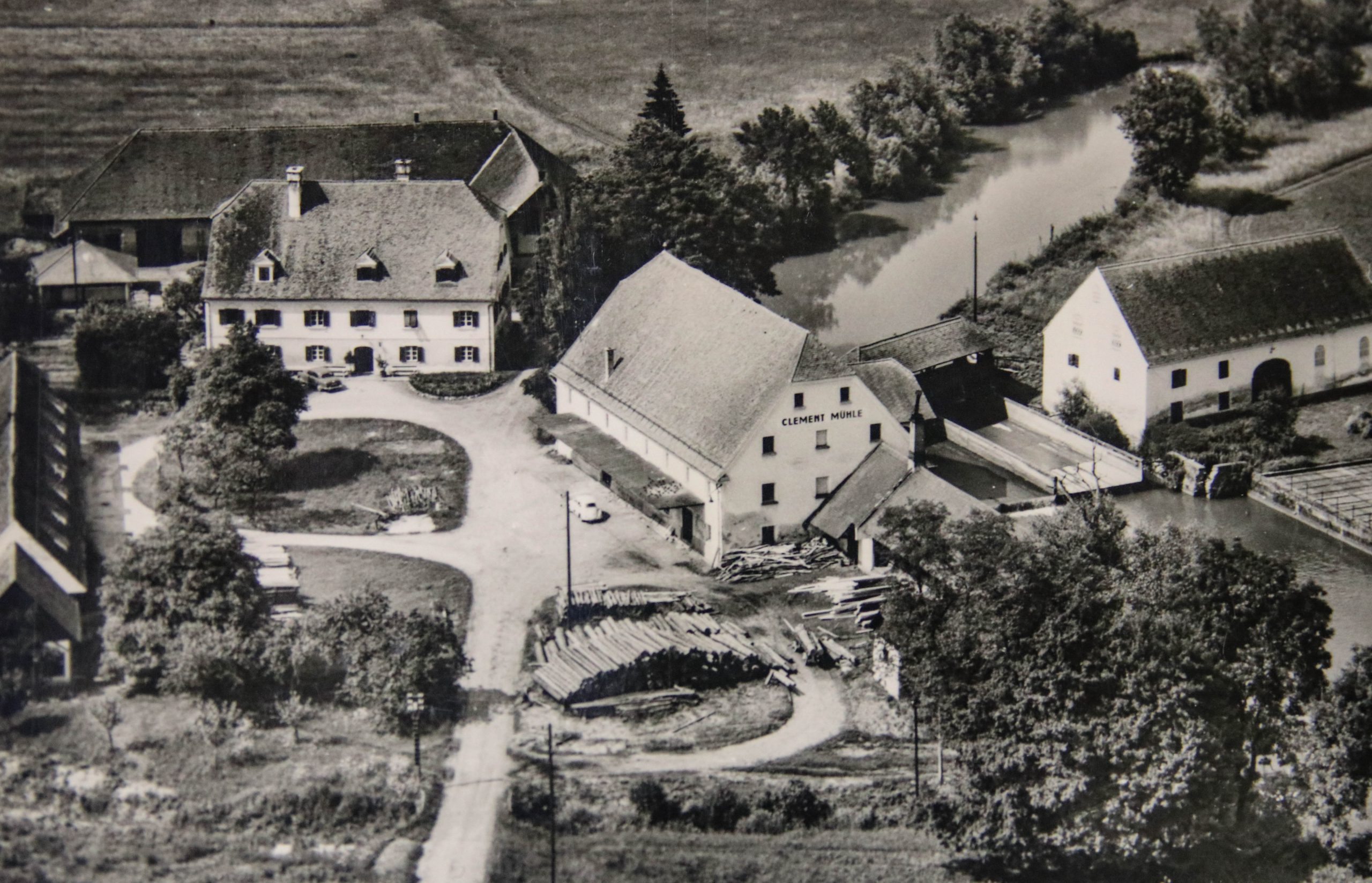 Altes Foto der Mühle