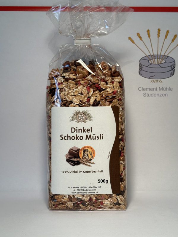 Dinkel Schoko Müsli - Clement Mühle